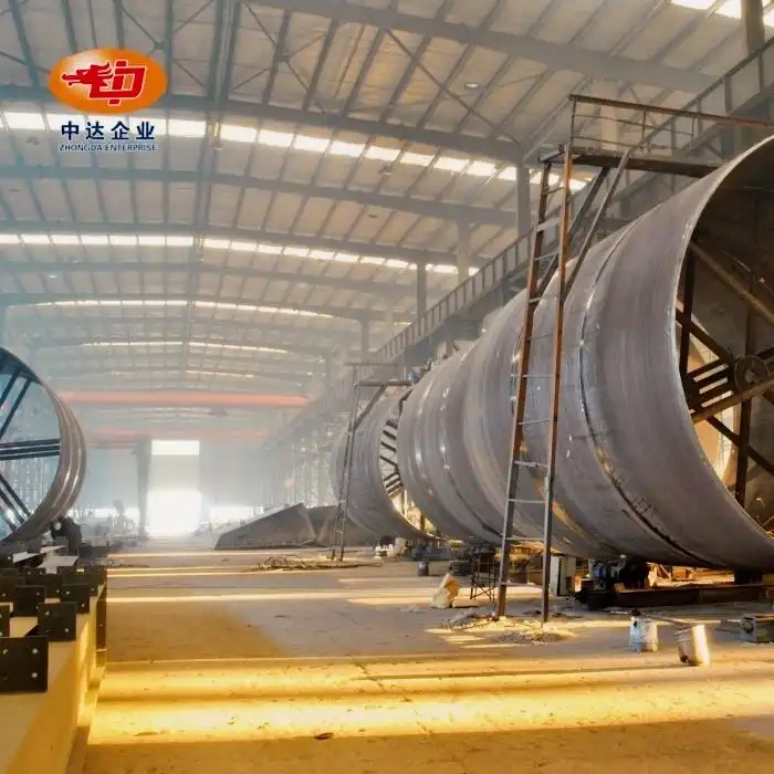 Double-In and Double-Out Steel Shell for Coal Mill
